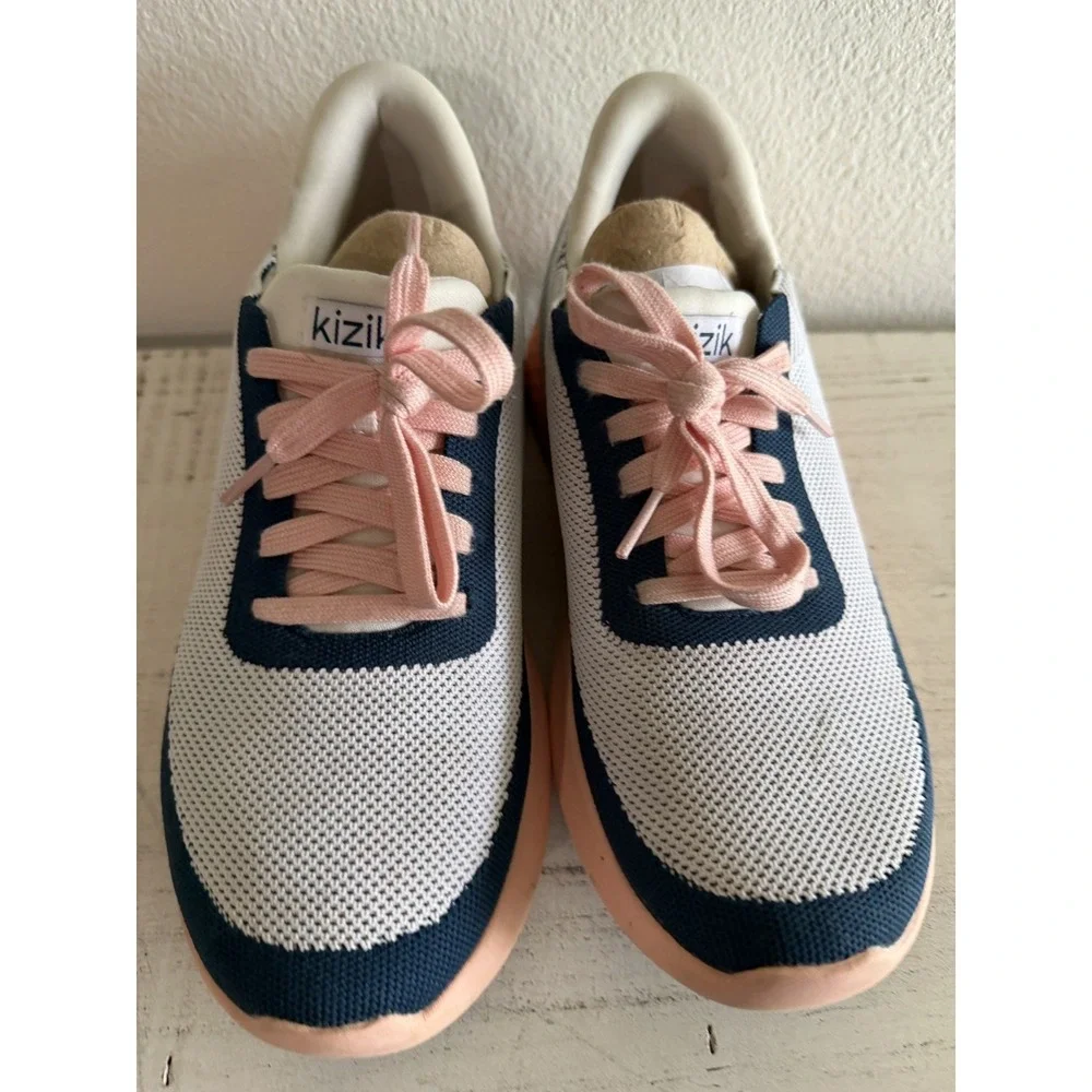 Kizik Athens Shoes Mens 8.5 Womens 10 Bahama Hands Free Walking Sneakers-READ